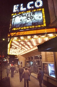 Moviegoers attend the Elco on Jan. 22, 1989, to see “Oliver &amp; Co.,” an animated Disney film. It was the last movie shown there. Photo: Fred Flury / The Truth