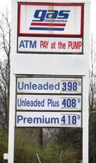 $3.98 gas prices at a Gas America in Muncie on Monday afternoon. / Chris Bergin / The Star Press