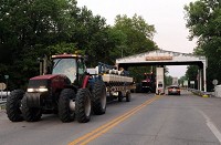 If the Harmony Way Bridge closed for a lack of funding for repairs, farmers would be forced to drive their equipment over bridges farther away. Staff photo by Molly Bartels