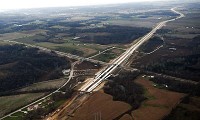 The new section of I-69 opened in November between U.S. 231 near Crane, Ind. and Evansville, Ind. Construction is beginning to build the section from here north to Ind. 37 at Bloomington. David Snodgress | Herald-Times