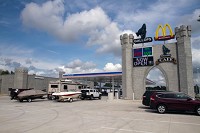The new Gallops Truck Stop at the intersection of U.S. 20 and Ind. 15 just south of Bristol, opened two weeks ago. The store will offer a cafe, a Subway and a McDonald's as well as showers for truckers and travelers. Staff photo by Sam Householder
