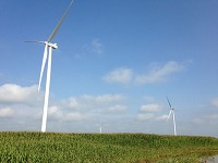 Wind turbines are changing the skyline in southern Randolph County. At least 100 of the turbines are planned. (Photo: Seth Slabaugh/The (Muncie) Star Press)
