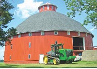 The Frank Littleton Round Barn in western Hancock County is among several barns that are featured in the Barn Again! in Indiana tour on Sept. 19. (File photo)