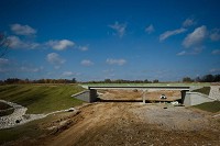 A view of the construction on the interchange of I-69 and 37. I-69 will link Evansville to Indianapolis. Matthew Hatcher | Herald-Times