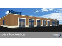 Schematic rendering of the Haier Technology Center.