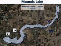 A map of the proposed Mounds Lake reservoir project. (Photo: The Star Press)