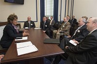 Recreational Vehicle Industry Association members meet with Rep. Jackie Walorski during RVIA&rsquo;s Capitol Hill Advocacy Day on June 3, 2015. (Photo Supplied/RecreationalVehicle Industry Association)