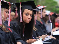 Ball State University leads all state schools in Indiana in on-time graduation rate improvement. (Photo: Jordan Kartholl/ The Star Press file photo)