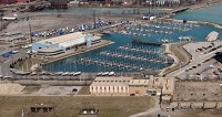 The East Chicago Marina and nearby Jeorse Park Beach (out if sight to the right) are undergoing a revitalization, which is being partially funded by the Northwest Indiana Regional Development Authority. Staff photo by John J. Watkins