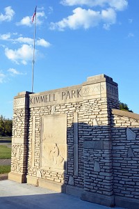 Improvements at Kimmell Park and restoration of the Pantheon and Blue Moon theaters would be funded if the Wabash River Regional Development Authority receives state grant. Staff photo by Gayle R. Robbins