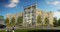 The future home of IU&rsquo;s School of Informatics and Computing will now be called Luddy Hall after an $8 million donation. The building, to be located along Woodlawn Avenue between Cottage Grove and 11th Street, is slated to be completed in December 2017 and will cost $39.8 million. Courtesy image