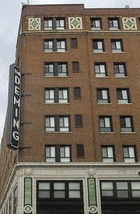 Brought to life: the historical Deming building has been renovated and made into a luxurious apartment building in downtown Terre Haute. Staff photo by Austen Leake