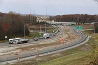 17th Street construction during construction of I-69 section 5. Jeremy Hogan | Herald-Times