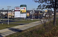 The North Pointe shopping area near the Indiana Toll Road as seen Saturday, Nov. 14, 2015. The area features shopping, restaurants, and hotels. A planned consultant study is set to look into what type of development makes the most sense for the area. (Jennifer Shephard/The Elkhart Truth