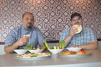 Brothers Ferass and Mazen Safadi, both of Syrian heritage, own Mirage Grill, a restaurant serving Middle Eastern cuisine in Merrillville. Ferass Safadi is a vehement critic of Indiana Gov. Mike Pence for attempting to close Hoosier borders to Syrian refugees.