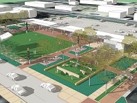The new downtown Richmond park, part of the Stellar Communities project, will be named Jack Elstro Plaza.&nbsp;(Photo: Supplied)