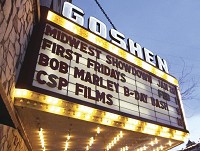 Goshen Theater marquee shown in 2013 staff file photo.