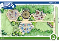 The proposed redesign of Ker Park is pictured.