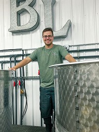 Tyler Daniels is a wine maker at Byler Lane Winery.