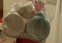 HEROIN: This bag contains compressed heroin recovered by the Grant County Sheriff Department. Photo provided