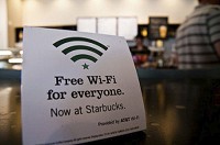 FREE INTERNET:&nbsp;Public WI-FI is a staple at restaurants like Starbucks, which is now restricting its customers from accessing pornography. Photo by Ken Hawkins