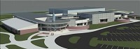 A rendering of proposed Elkhart Health, Fitness &amp; Aquatic Center. The facility is in its preliminary planning phase right now, and several community organizations are slated to be a part of the project. Provided rendering