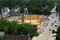 Incoming Kokomo development include the $32 million luxury apartment complext 306 Riverfront District show Friday and set to open in the summer of 2018 in downtown Kokomo. Staff photo by Tim Bath