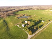 An aerial view of the land that was recently acquired by the Sycamore Land Trust. Courtesy photo