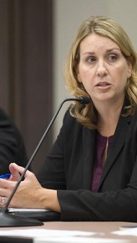 Courtney Schaafsma, executive director of the Distressed Unit Appeal Board. (Doug McSchooler / Post-Tribune)