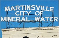 A lighting ceremony for the refurbished &ldquo;Martinsville City of Mineral Water&rdquo; sign will be Wednesday in downtown Martinsville. Staff photo by Lance Gideon