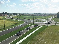 A ribbon-cutting in late September officially opened the Maysville Circle roundabout at Maysville Road, Landin Road and Trier Road, improving traffic low between Fort Wayne and New Haven. Courtesy photo