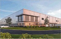 A rendering of the 210,420 square foot Spec II building at Portage Prairie Business Park. Ground will be broken on the new facility next month and is expected to be complete in August. Image Provided