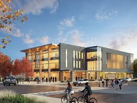 Ivy Tech Community College on Wednesday released this drawing of its new downtown building at High and Main streets.&nbsp;(Photo: Ivy Tech)