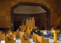 Place of worship: The main chapel of Owens Hall where many of the Sisters still have daily worship. Staff photo by Austen Leake