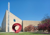 The Sidney and Lois Eskenazi Museum of Art at Indiana University was designed by I.M. Pei. (Image courtesy Indiana University)