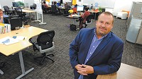 Launch Fishers CEO John Wechsler says the co-working space has been successful because it&rsquo;s focused first on supportive entrepreneurial culture, rather than on cool workspace. (IBJ photo/Eric Learned)