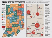 Source: Indiana Department of Correction; STATS Indiana; U.S. Census BureauStaff graphic by Heather Bremer