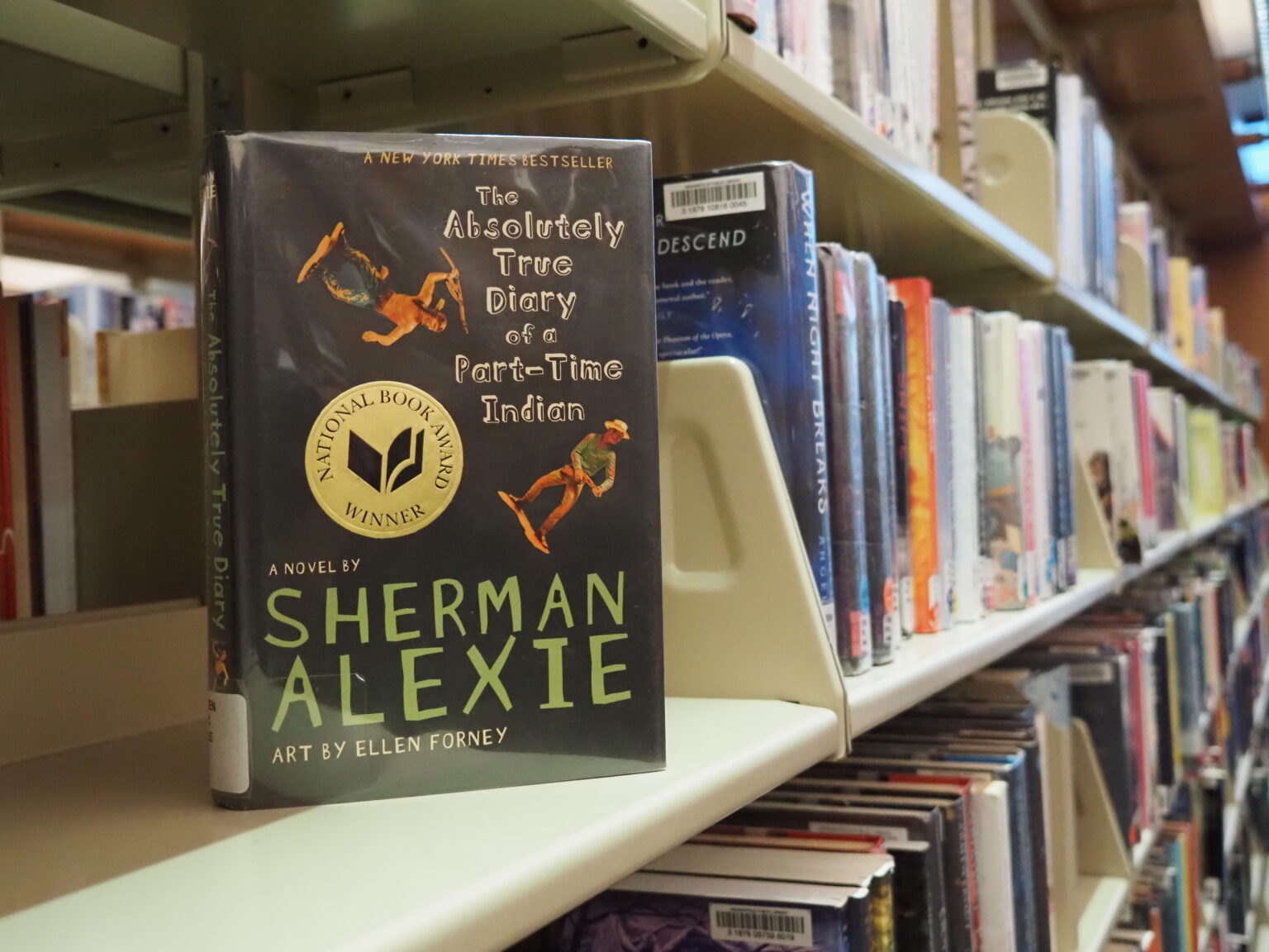 n May 2023, a Rome City resident filed a complaint with the East Noble School Corporation, telling administrators that Sherman Alexie’s, “The Absolutely True Diary of a Part-Time Indian,” didn’t belong on library shelves. (Casey Smith/Indiana Capital Chronicle)